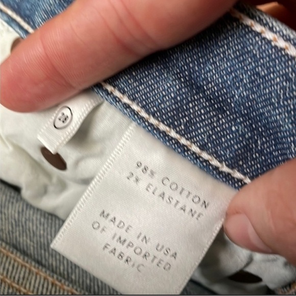 GRLFRND The Joan crop flare jeans medium wash, women's size 28 A8 - Picture 7 of 7